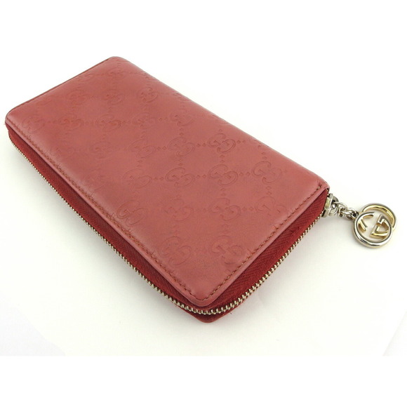 Gucci ssima leather pink long Wallet - Picture 3 of 6